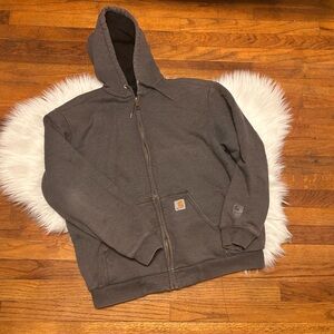 Carhartt Rain Defender Thermal Lined Sweatshirt: Heather Men’s Large